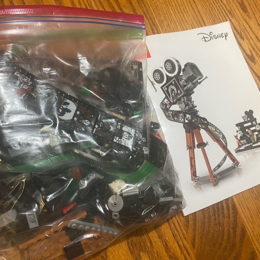 Lego Simulated Camera Set Black and Gray